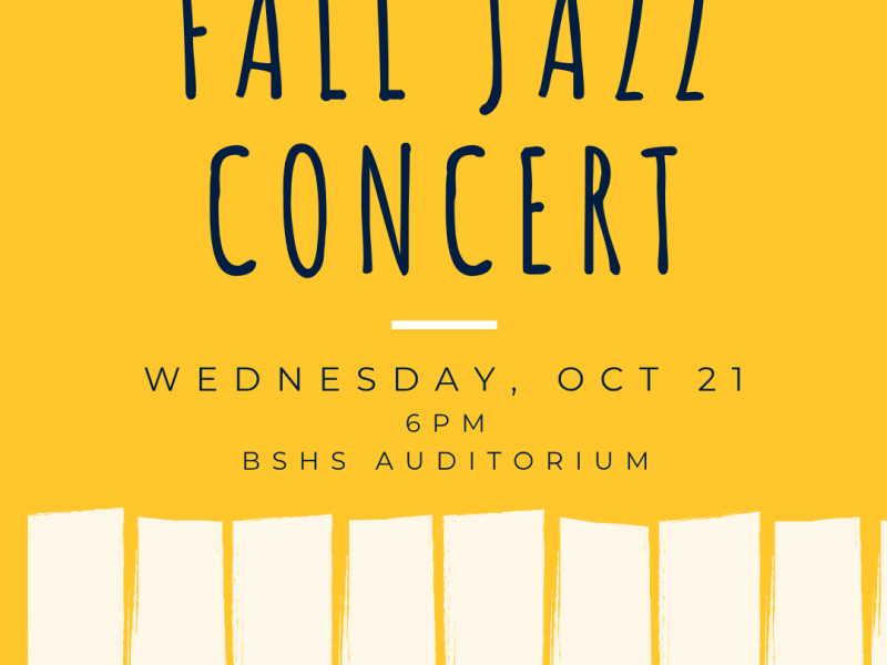 Fall Jazz Concert – 10/21 @6pm